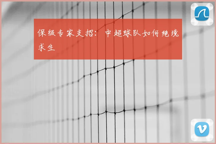 保级专家支招:中超球队如何绝境求生